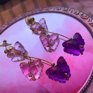 Vintage Butterfly Earrings